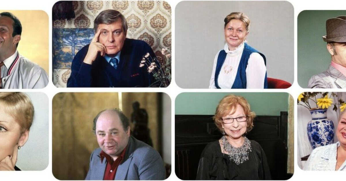 Угадайте советскую комедию по коллажу с четырьмя известными артистами.
