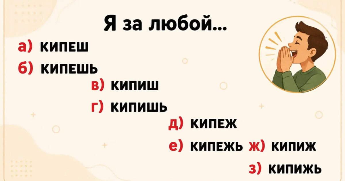 Насколько вы грамотный человек? Проверьте свои знания на словарные слова русского языка.