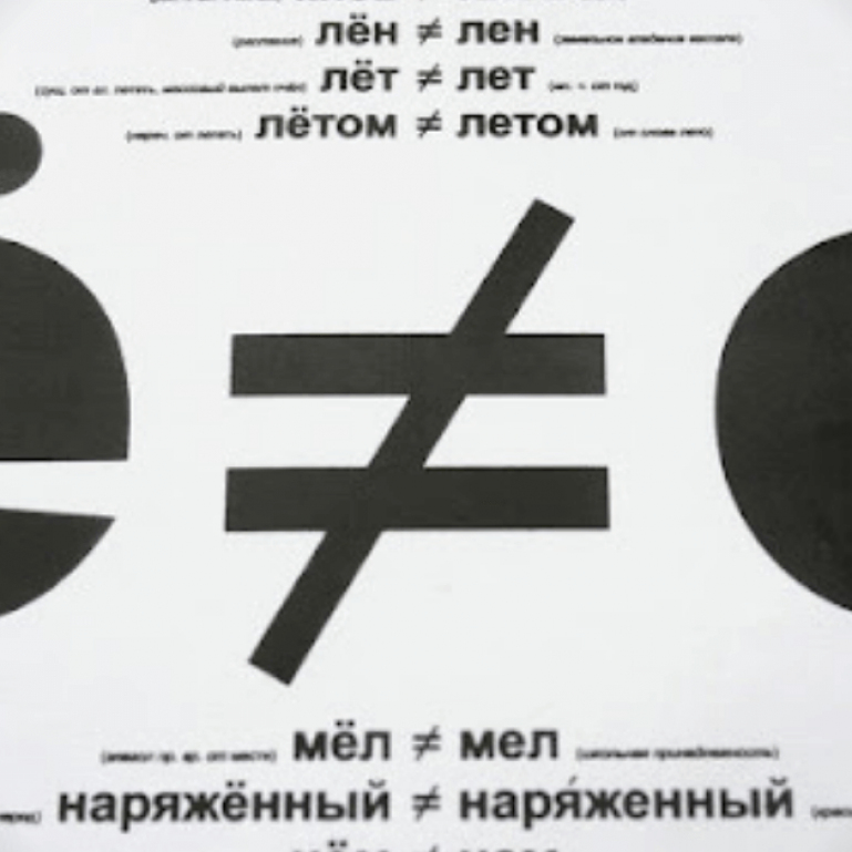 В каких словах нужно писать букву «Ё», а в каких  «Е»?